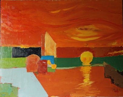LESCALE
Huile sur toile
74x92