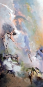 TENTATION D'UN AILLEURS 1
Huile sur toile / Acrylique
100x50