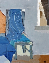 LA CHAISE BLEUE
Huile sur toile
41x33