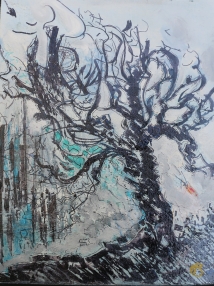 L'ARBRE FOU 2
Huile sur toile
35x27
